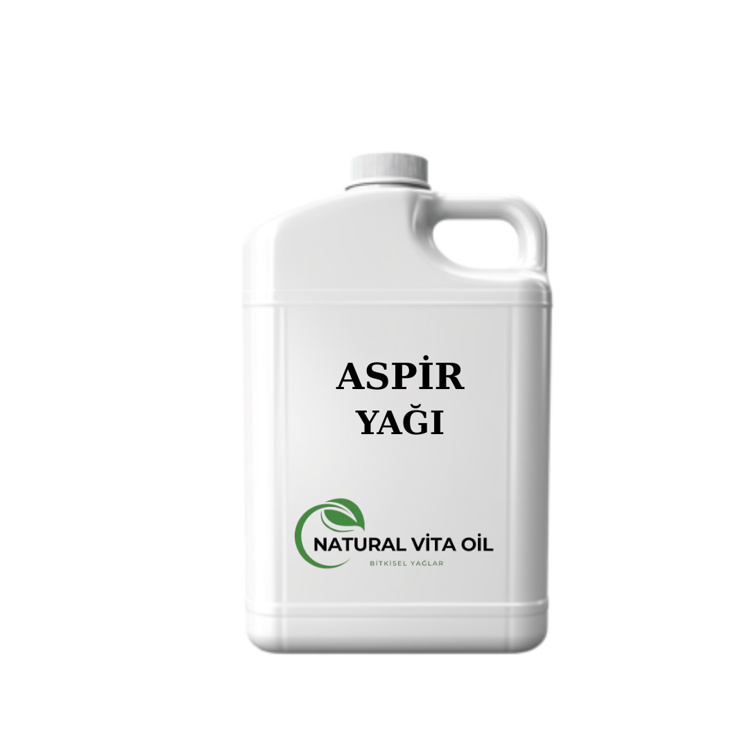 5 KG Aspir Yağı (Gıda Uyumlu Bidon) – %100 Doğal | Natural Vita Oil