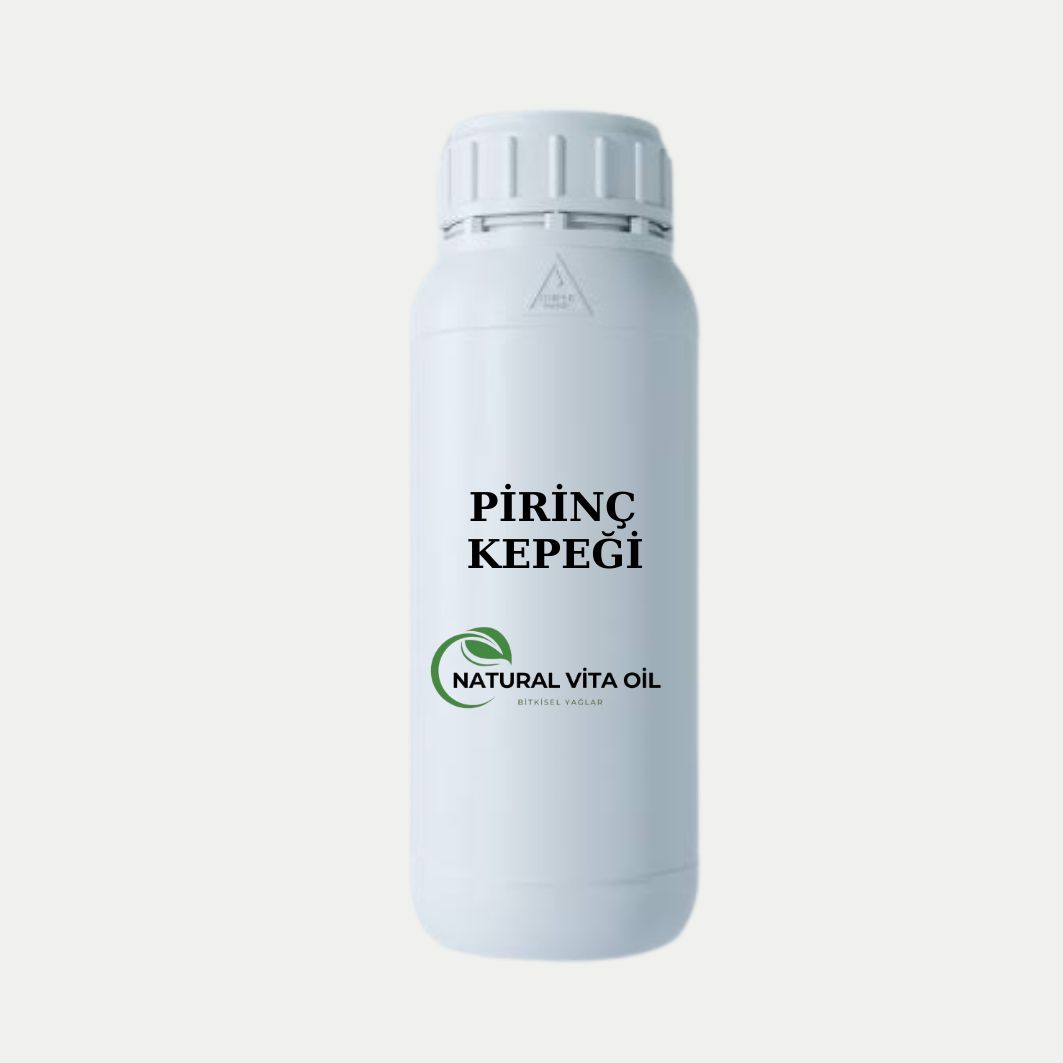 1 KG Pirinç Kepeği Yağı (Oryza sativa – %100 Soğuk Sıkım) | Natural Vita Oil